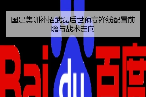 国足集训补招武磊后世预赛锋线配置前瞻与战术走向